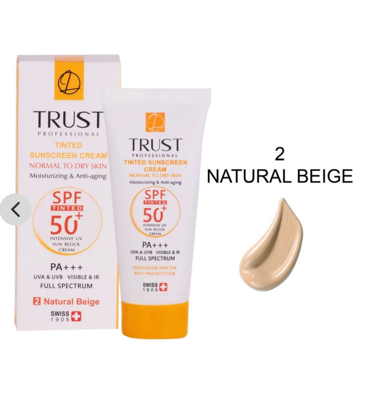 ضدافتاب رنگی و ضد پیری بژ طبیعی (پوست تا نرمال )